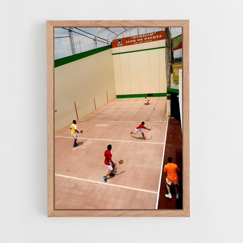 Poster Dunk Basque – affiche Pelote basque (vue 4)
